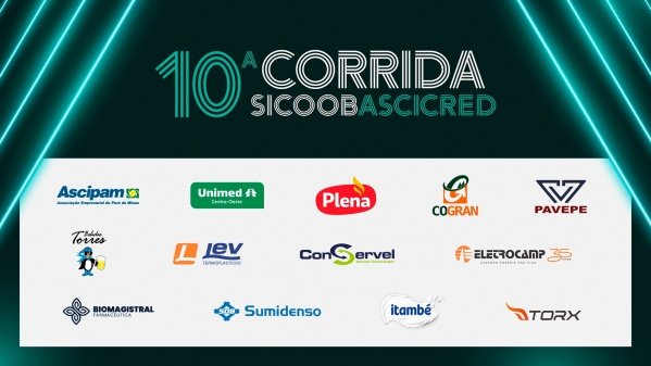 10ª Corrida Sicoob Ascicred – corrida em Pará de Minas