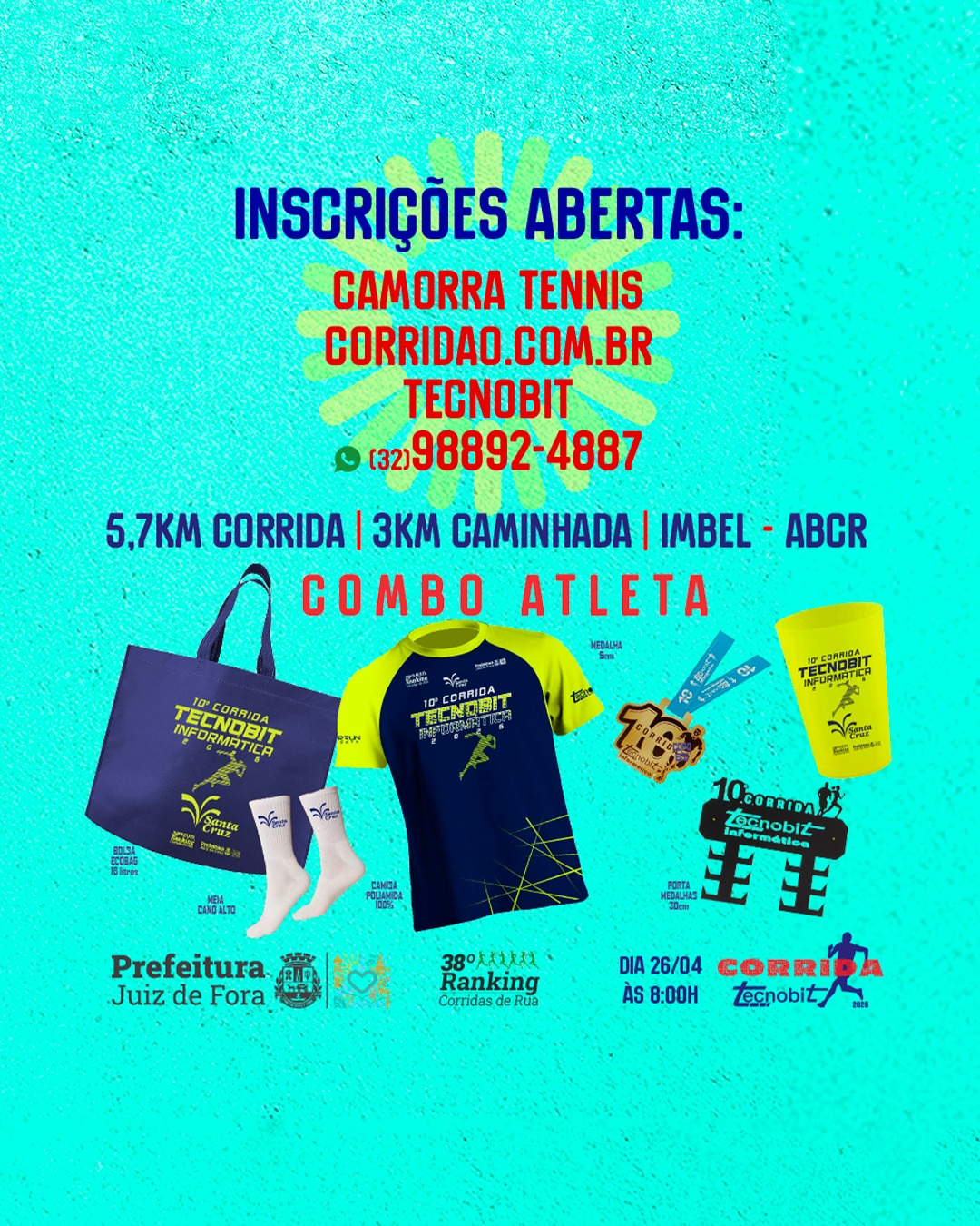 10ª Corrida Tecnobit Informática – corrida em Juiz de Fora