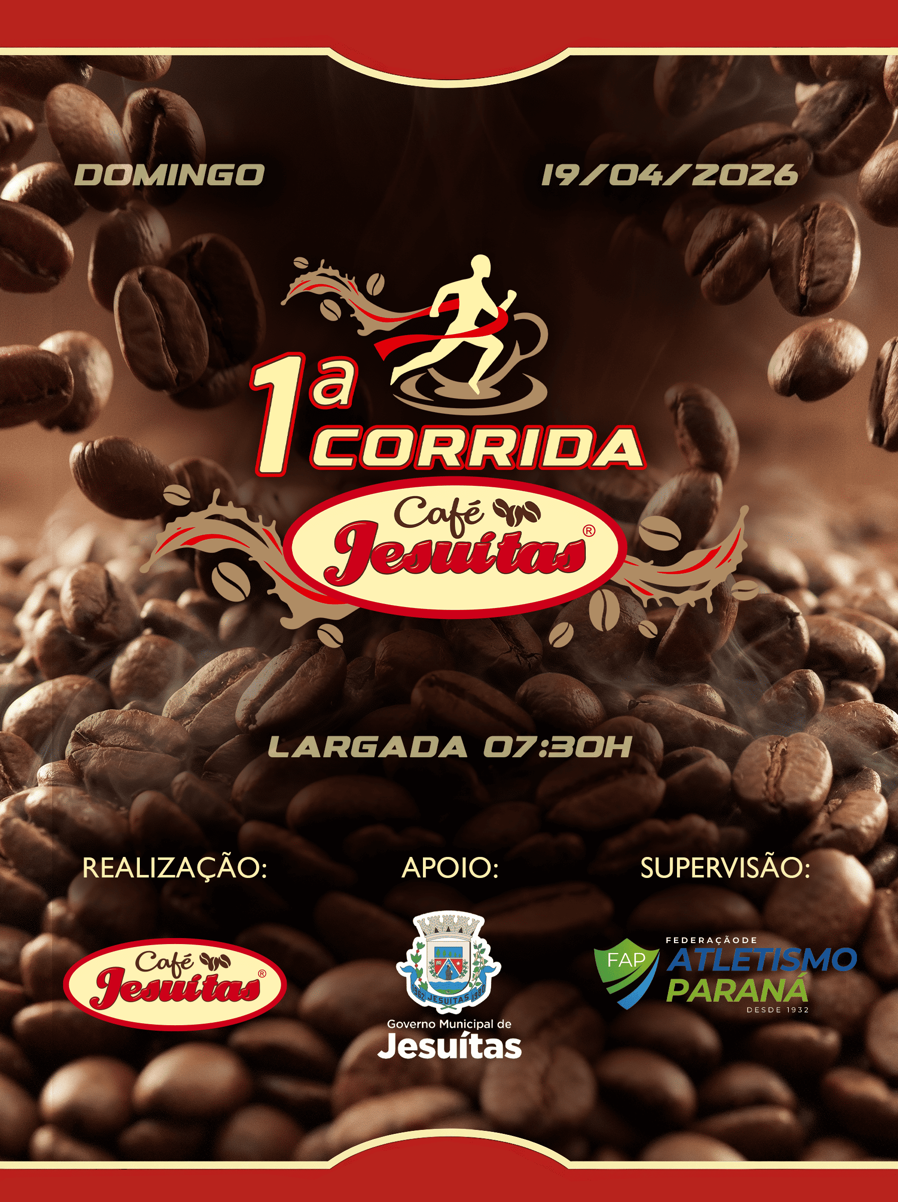 1ª Corrida Café Jesuitas – corrida em Jesuitas