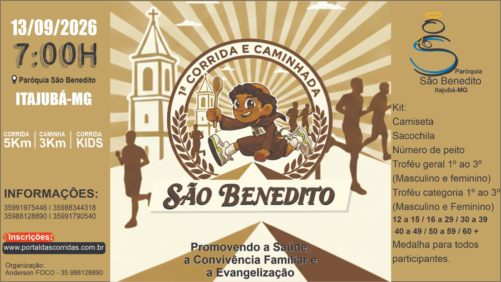1ª Corrida de São Benedito – corrida em Itajubá