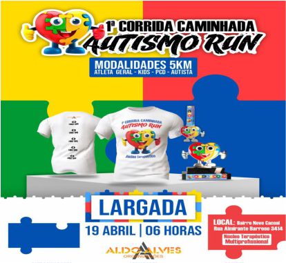 1ª Corrida do Autismo – corrida em Cacoal