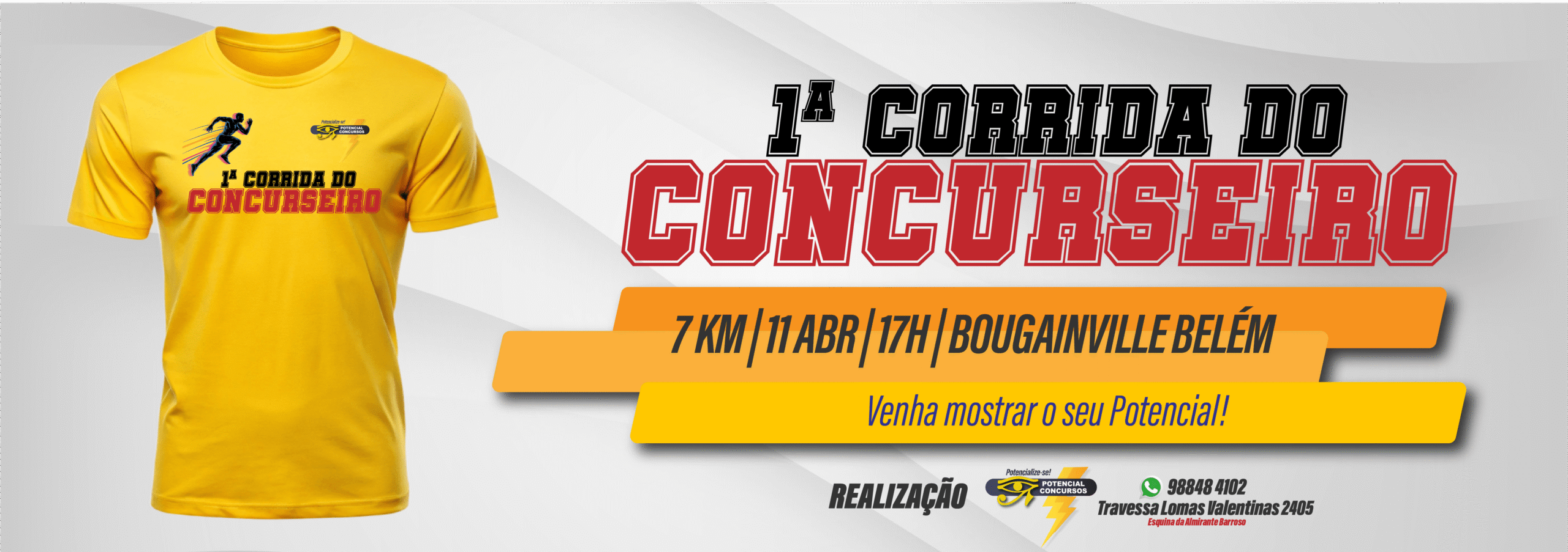 1ª Corrida do Concurseiro – corrida em Belém