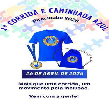 1ª Corrida e Caminhada Azul – corrida em Piracicaba