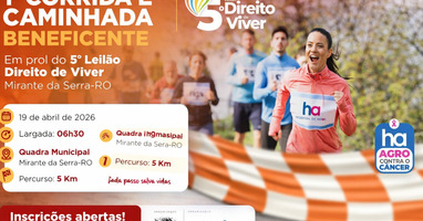 1ª Corrida e Caminhada Beneficente – corrida em Mirante da Serra