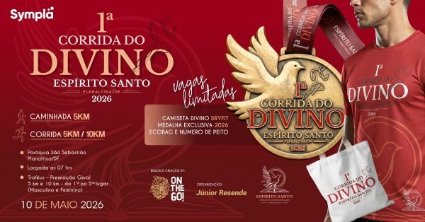 1ª Corrida e Caminhada do Divino Espírito Santo – corrida em Brasília