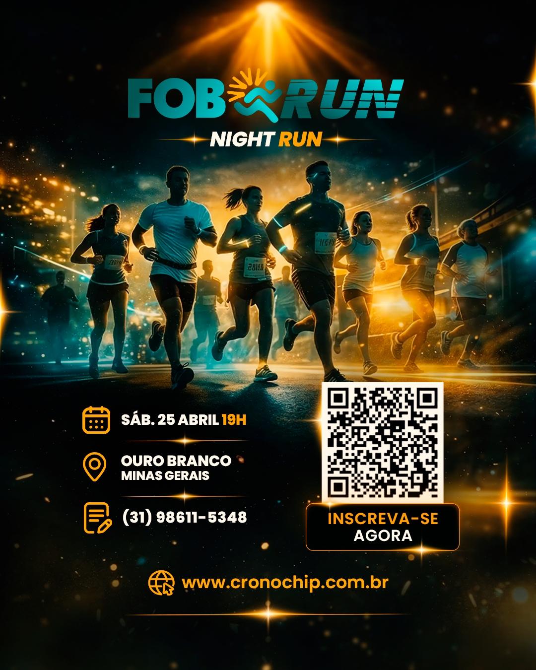 1ª Corrida e Caminhada FOB Run – corrida em Ouro Branco