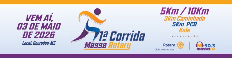 1ª Corrida Massa Rotary Dourados – corrida em Dourados
