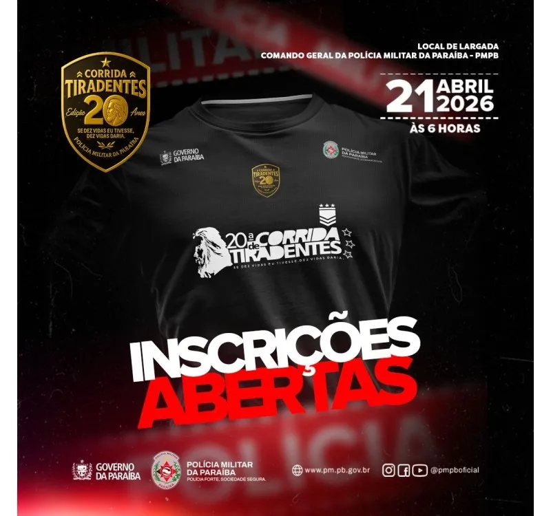 20ª Corrida Tiradentes – corrida em Cabedelo