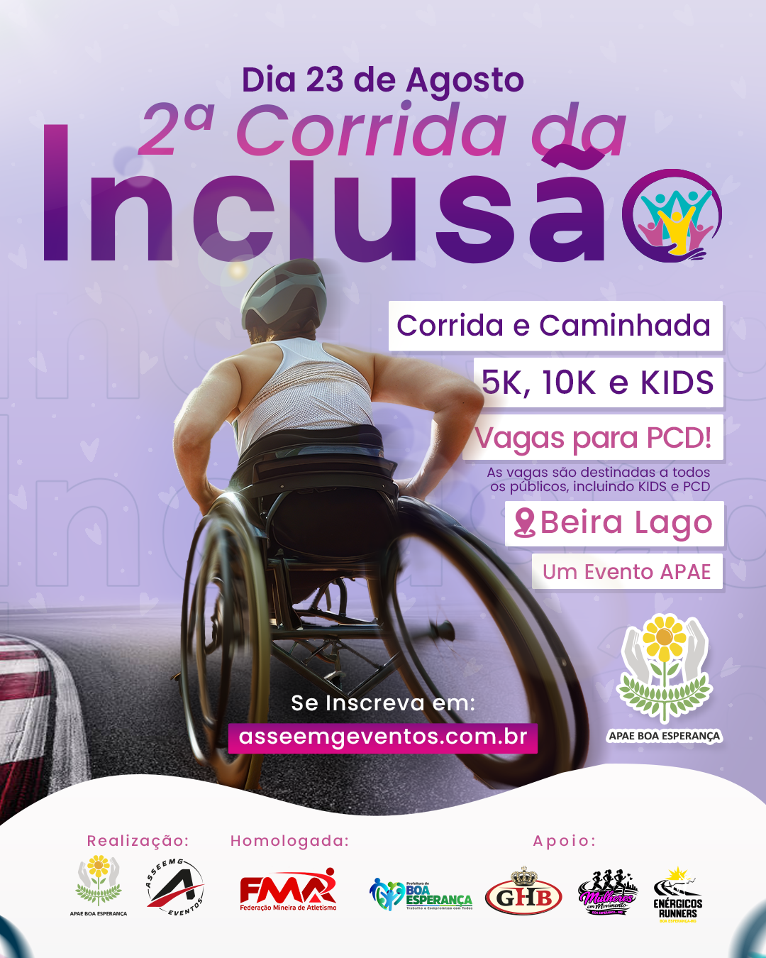 2ª Corrida da Inclusão – corrida em Boa Esperança