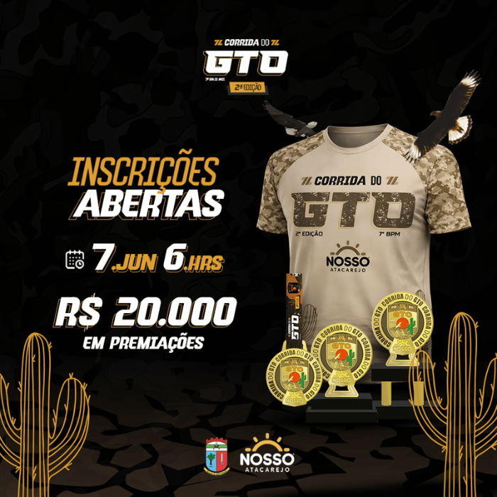 2ª Corrida do GTO – 7º Batalhão – corrida em Pau dos Ferros
