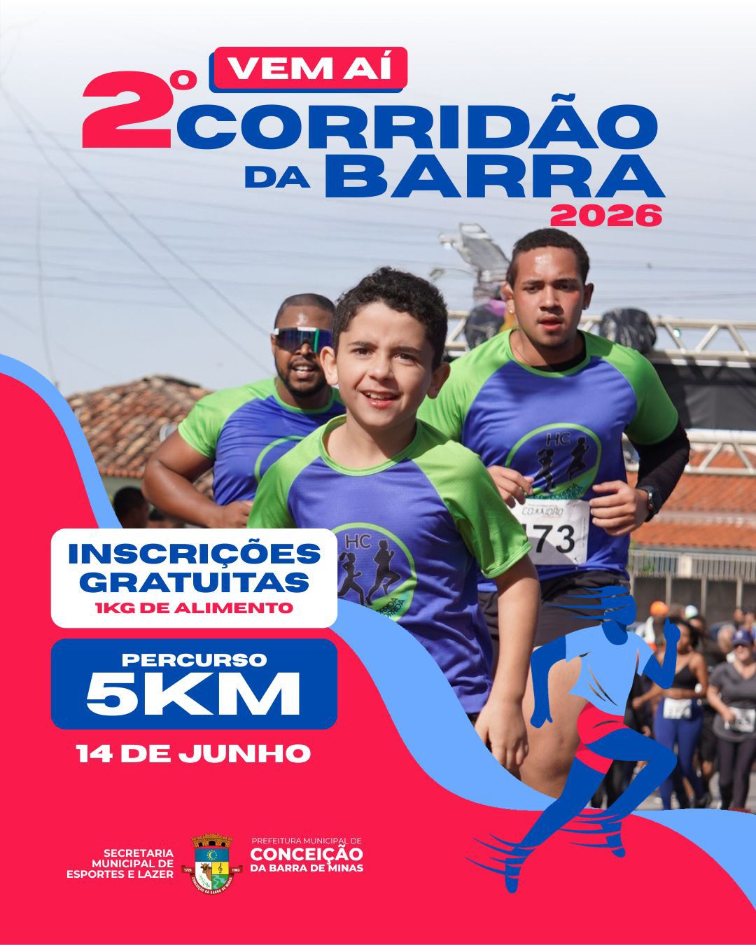 2ª Corridão da Barra – corrida em Conceição da Barra de Minas
