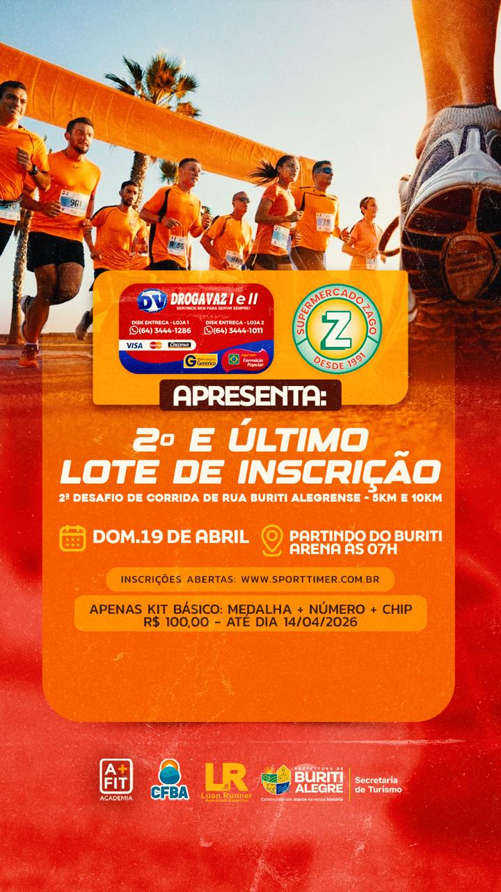 2ª Desafio Buriti Alegrense – corrida em Buriti Alegre