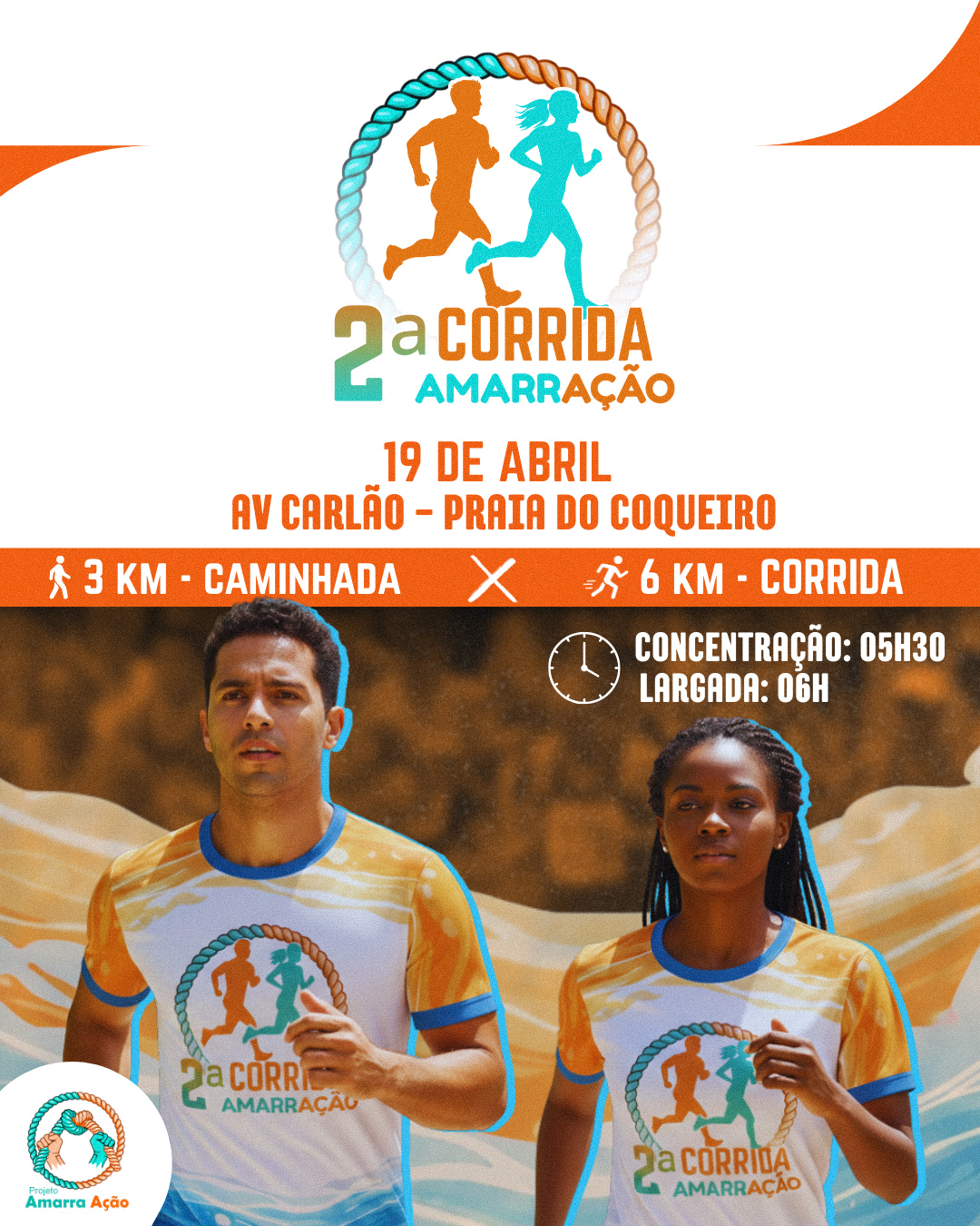 2ª Edição Corrida do Amarração – corrida em Luis Correia