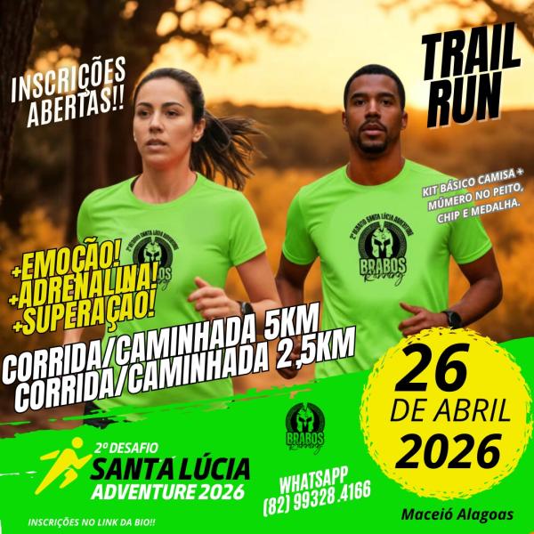 2º Desafio Santa Lúcia Adventure – corrida em Maceió