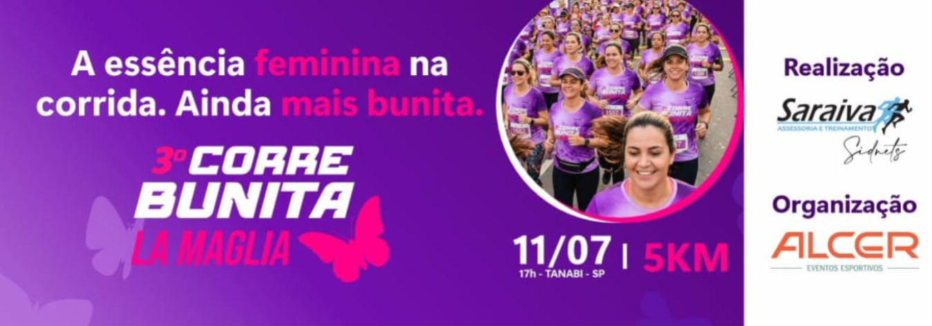 3ª Corre Bunita – corrida em Tanabi