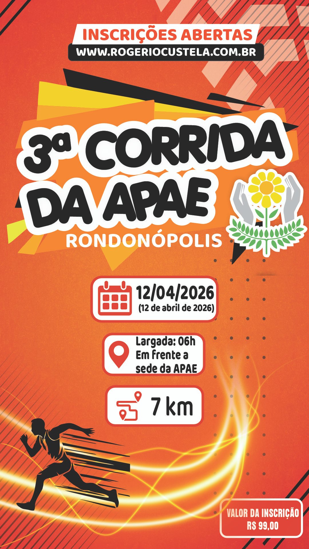 3ª Corrida APAE – corrida em Rondonópolis