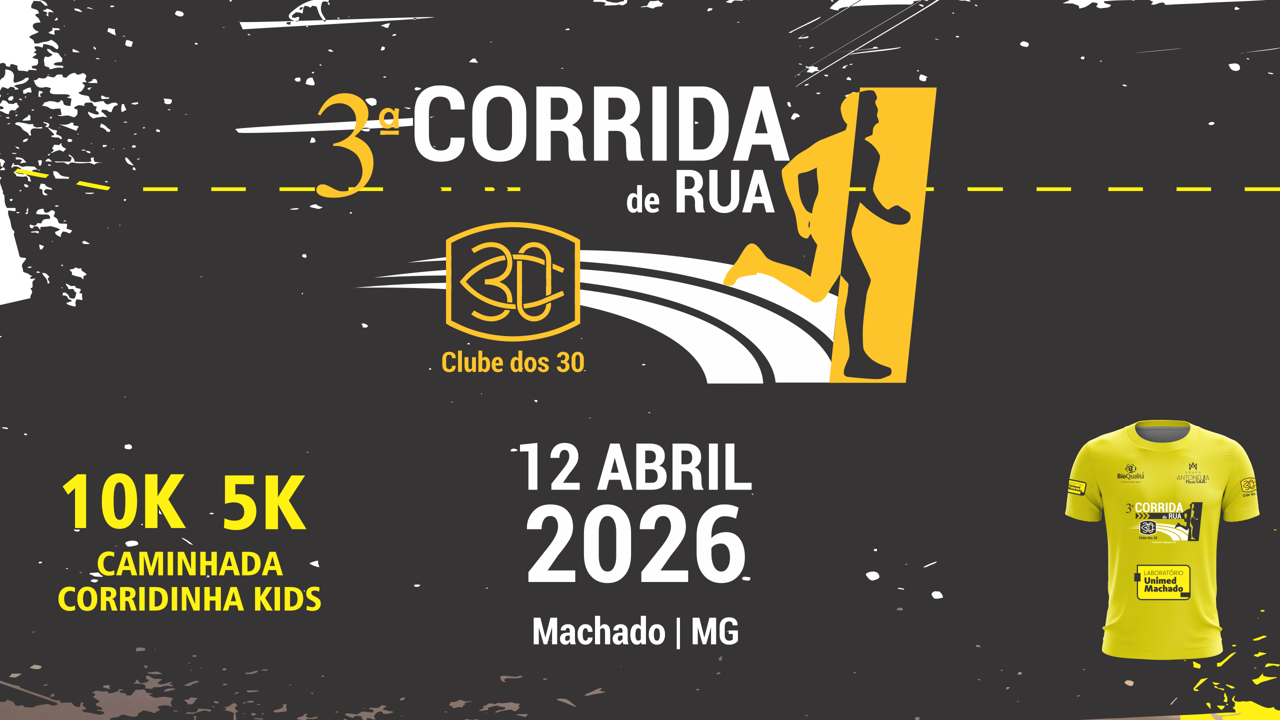 3ª Corrida Clube dos 30 – corrida em Machado