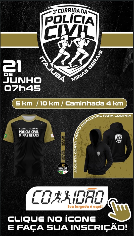 3ª Corrida da Polícia Cível de Itajubá – corrida em Itajubá