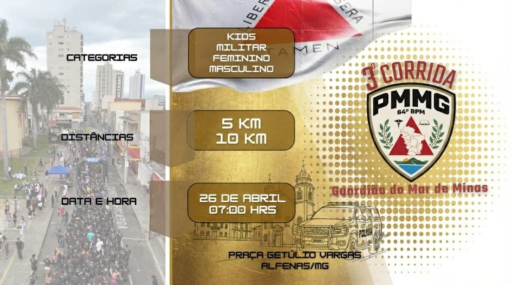 3ª Corrida da Polícia Militar de Alfenas – corrida em Alfenas
