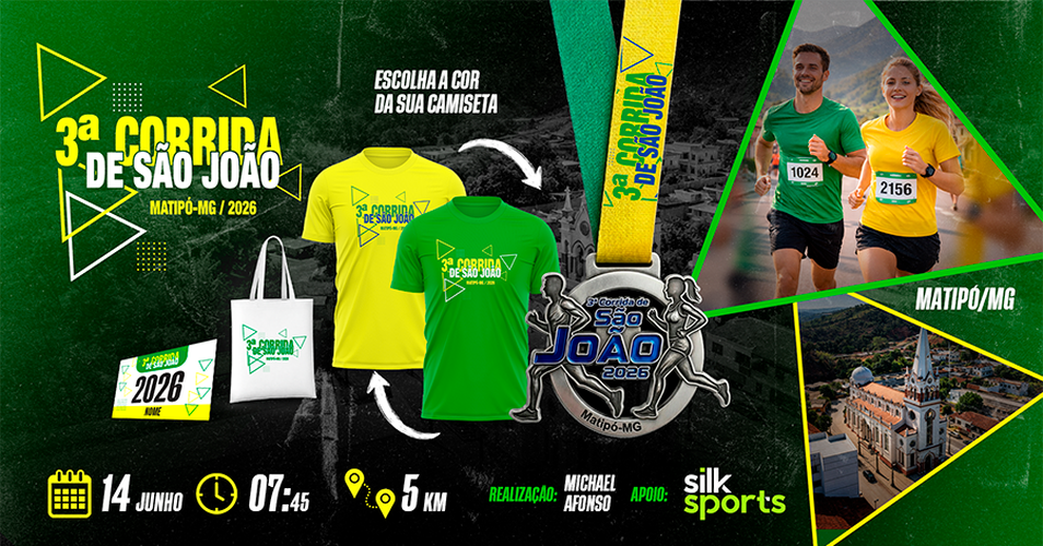 3ª Corrida de São João – corrida em Matipó