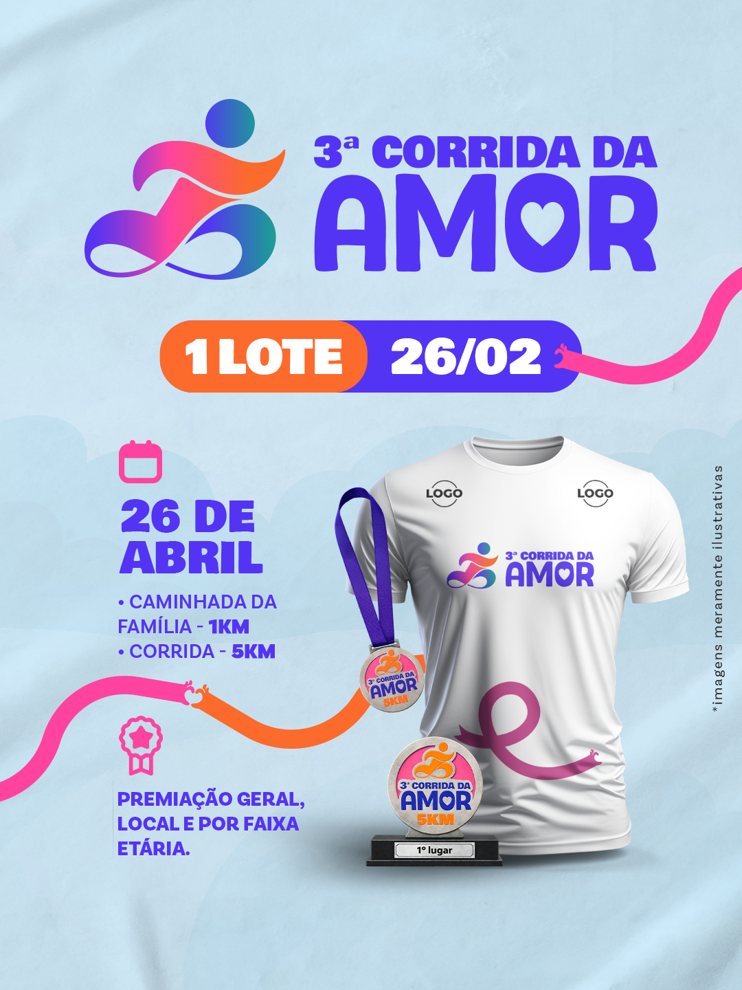 3ª Corrida e Caminhada da Amor – corrida em Mossoró