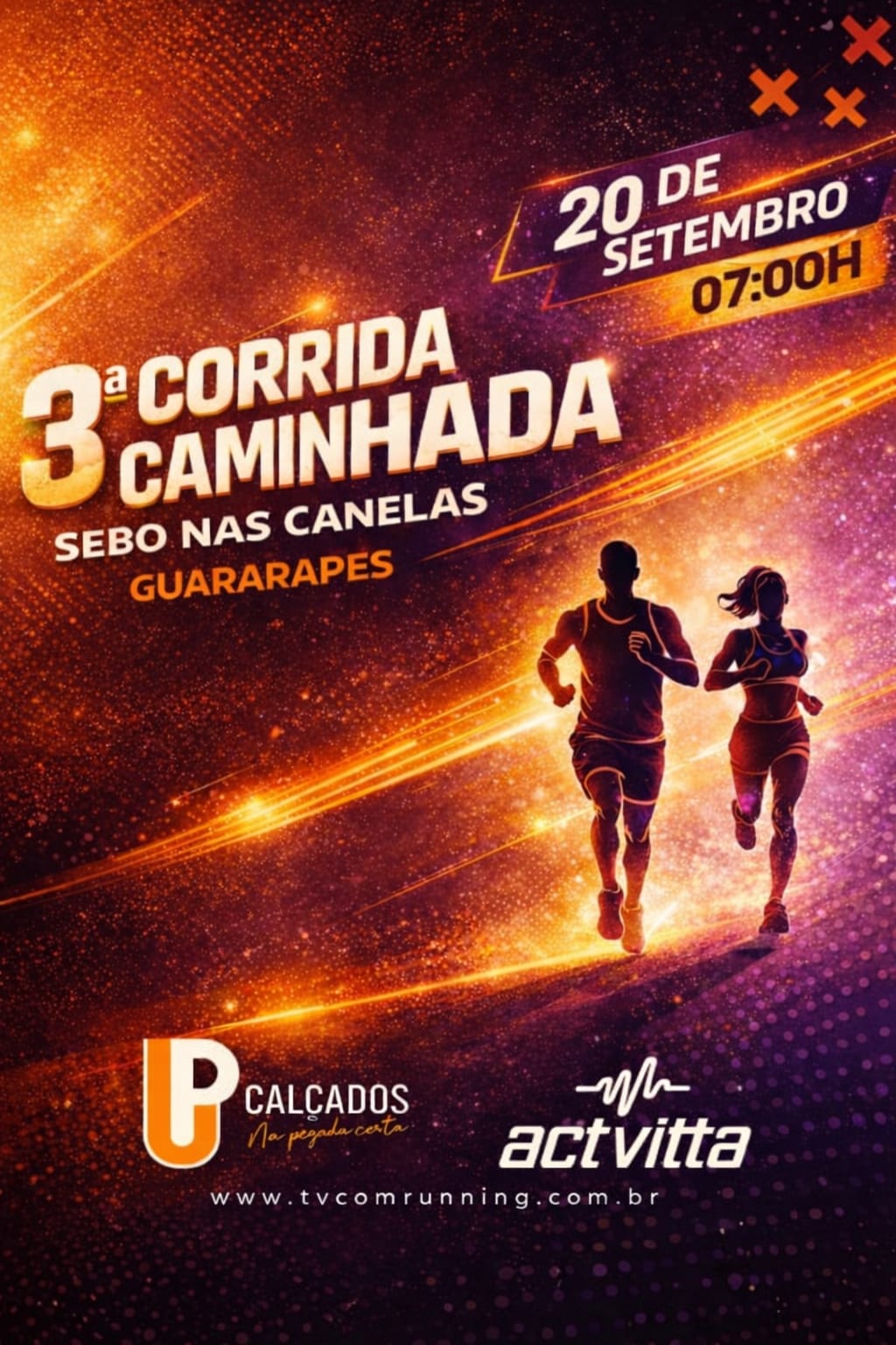 3ª Corrida e Caminhada Sebo nas Canelas Calçados Activitta – corrida em Guararapes