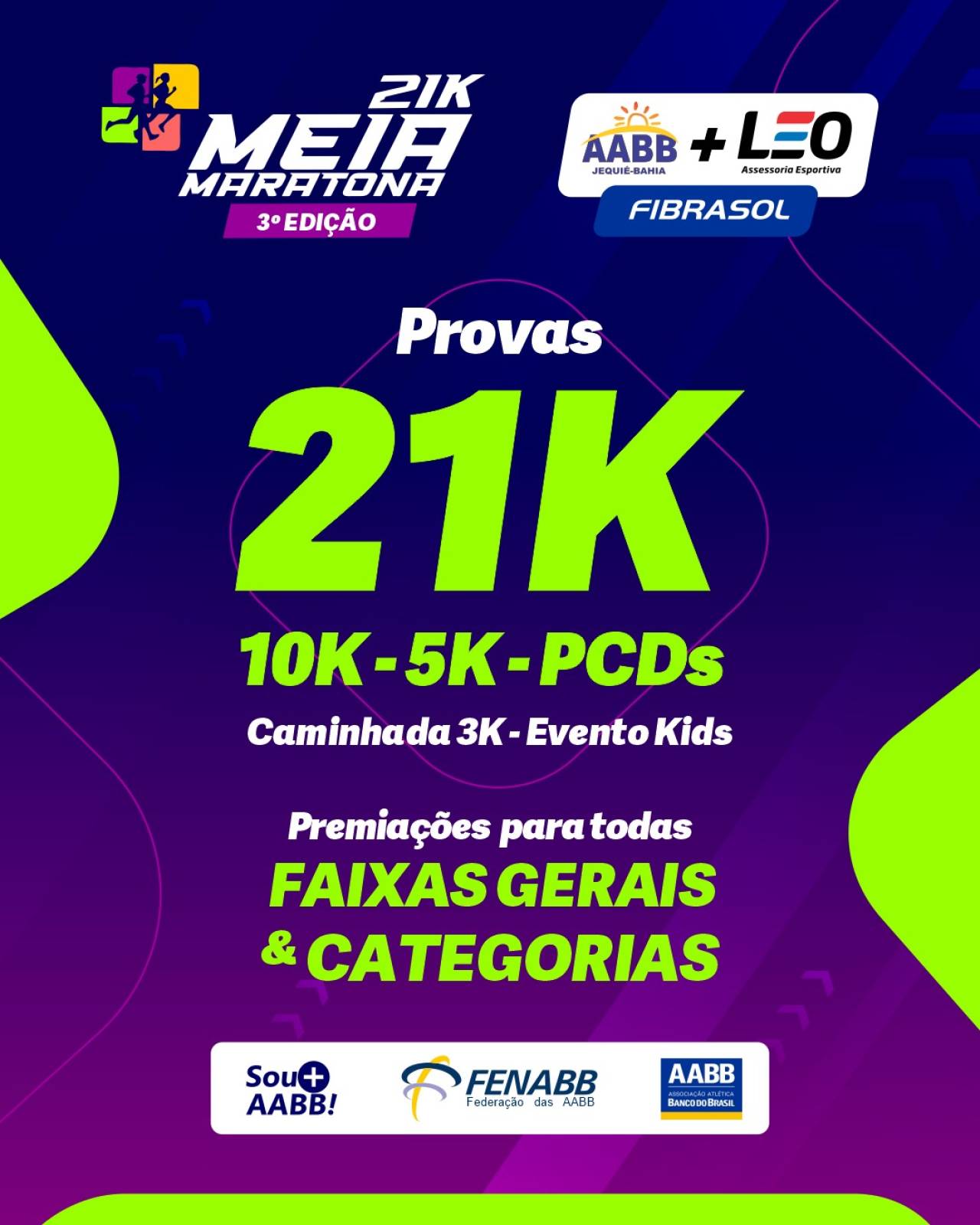 3ª Meia Maratona AABB Jequié + Léo Training – corrida em Jequié