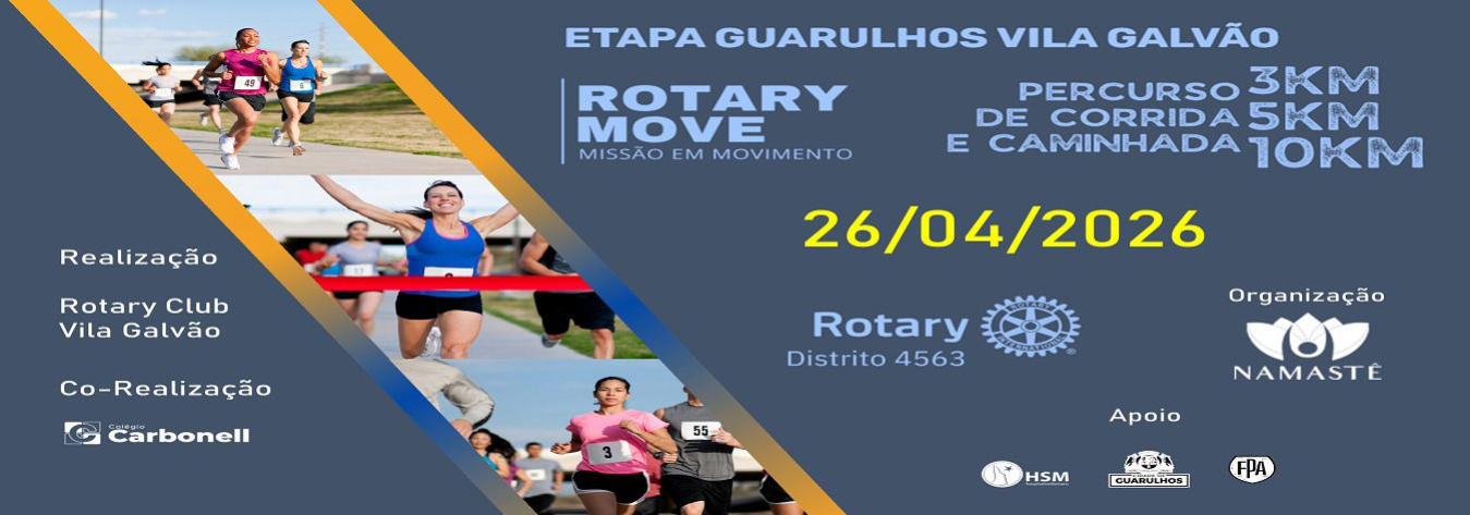 3ª Rotary Move – corrida em Guarulhos