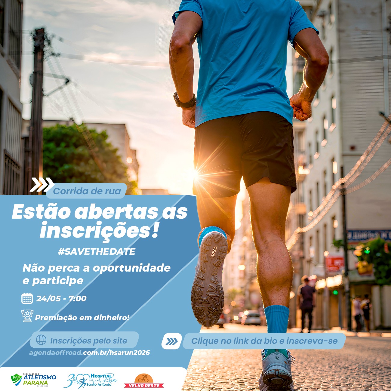 3º Hospital Santo Antônio Run – corrida em Guaraniaçu