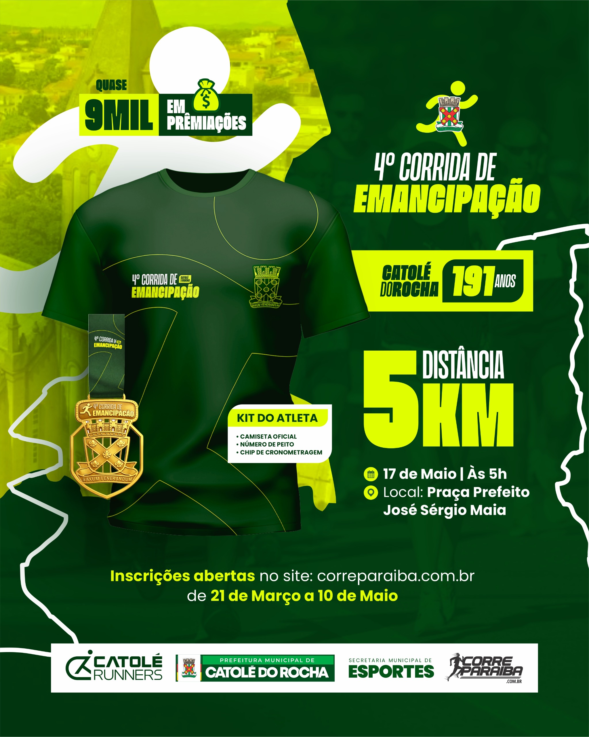 4ª Corrida emancipação Política de Catolé – corrida em Catolé do Rocha