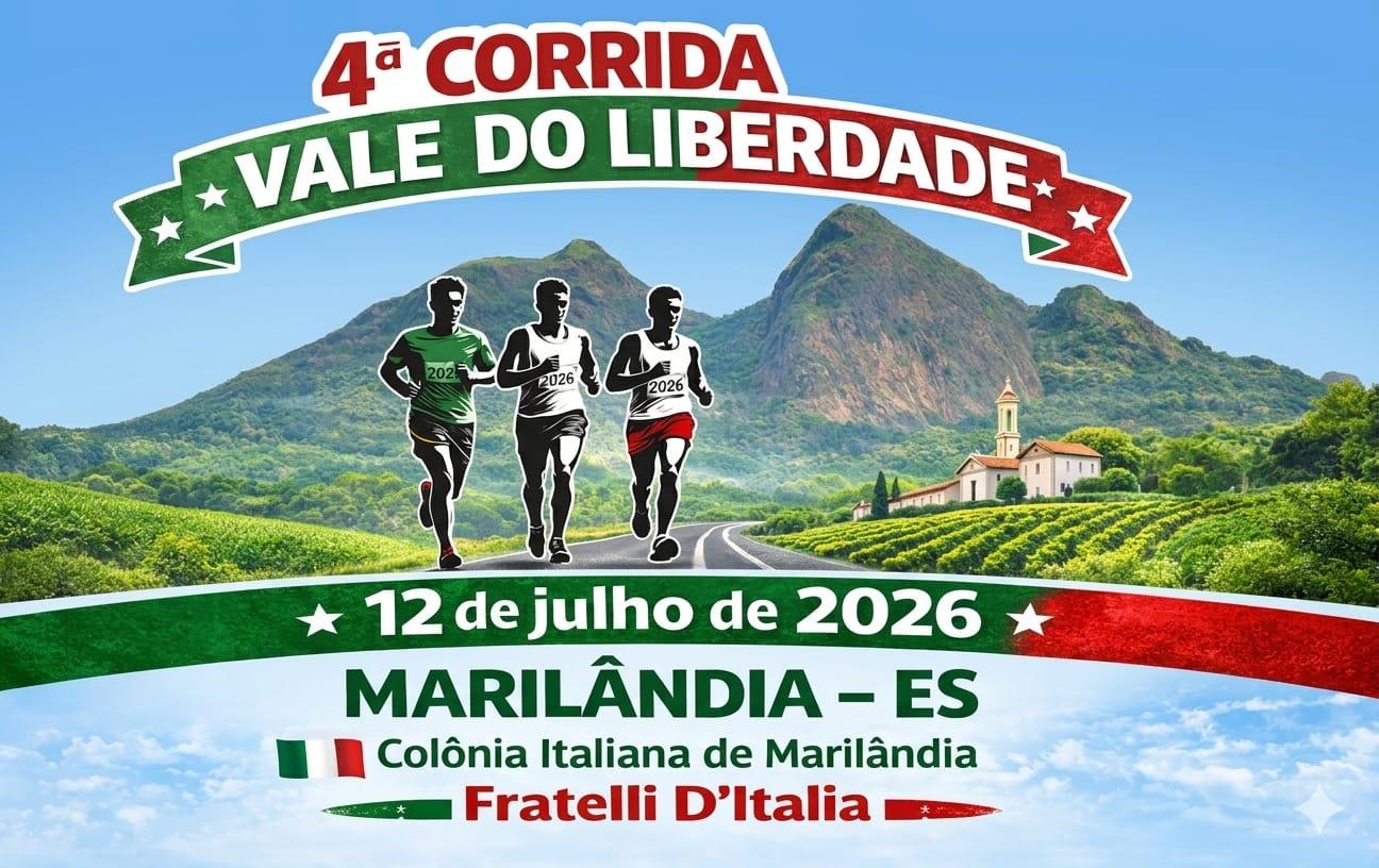 4ª Corrida Vale do Liberdade – corrida em Marilândia