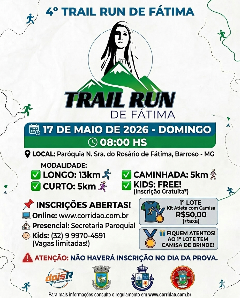 4º Trail Run de Fátima – corrida em Barroso
