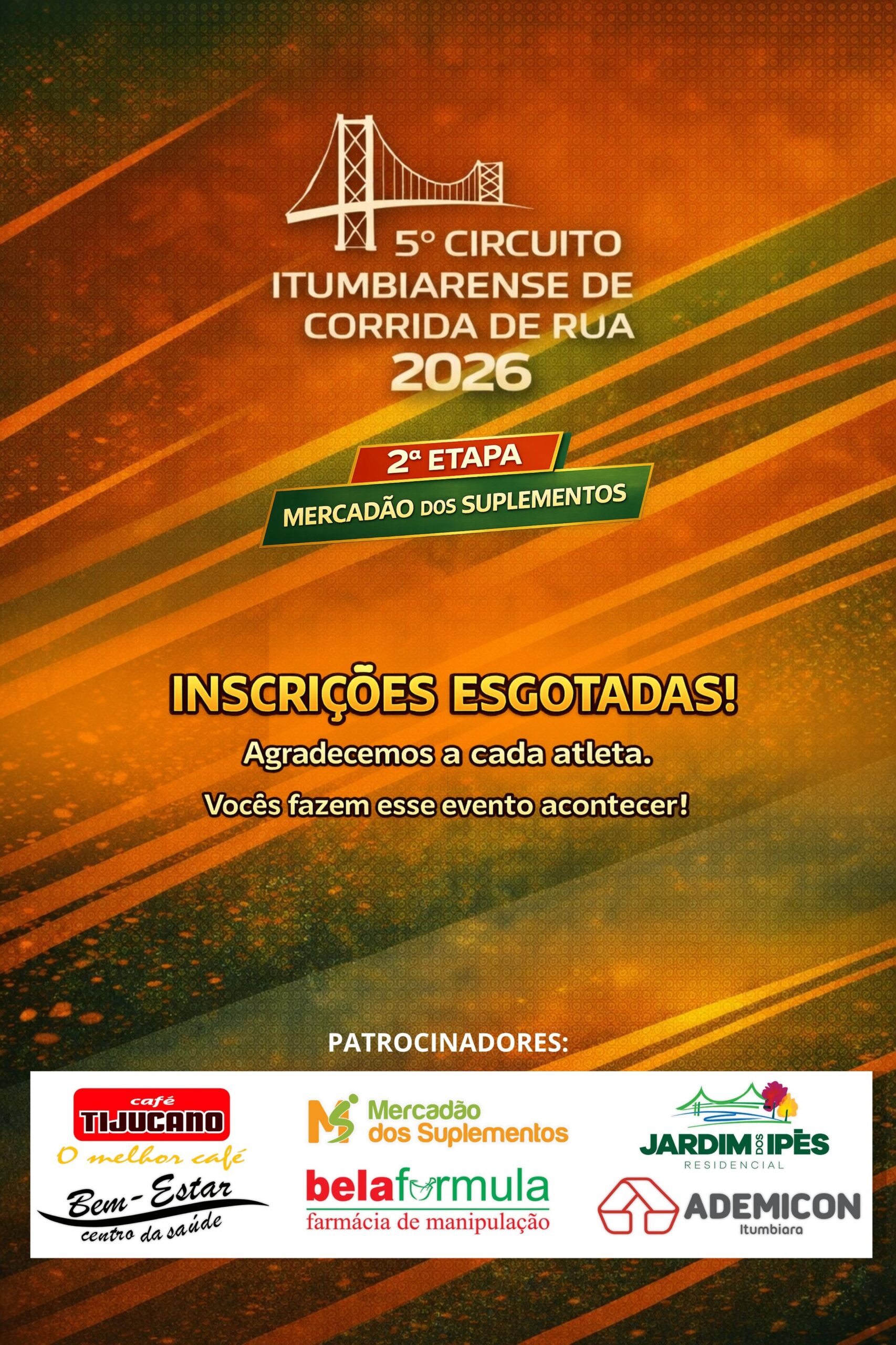 5° Circuito Itumbiarense de Corrida de Rua – 2ª Etapa – corrida em Itumbiara