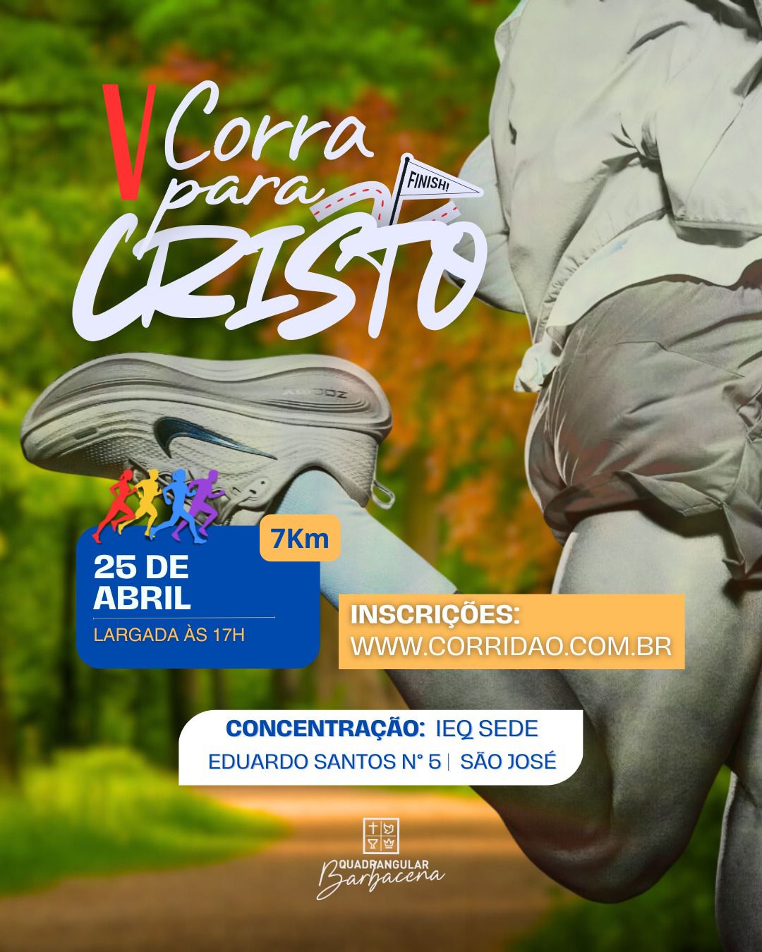 5° Corra Para Cristo – corrida em Barbacena