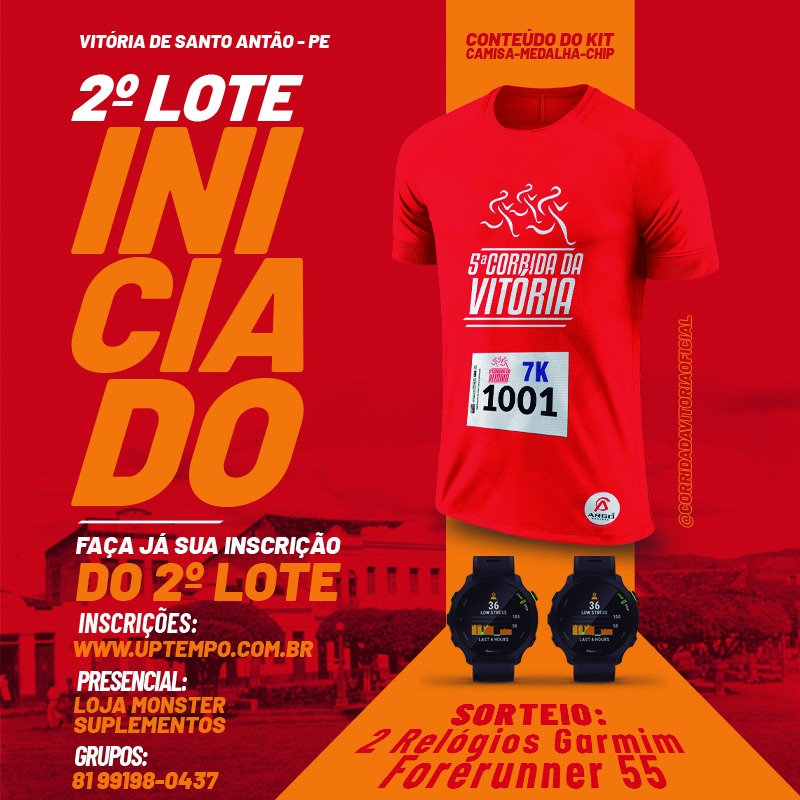 5ª Corrida e Caminhada da Vitória – corrida em Vitória de Santo Antão