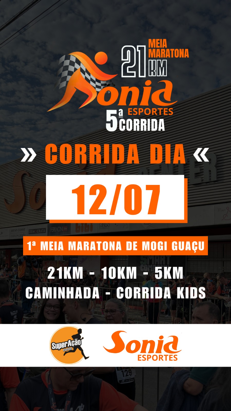 5ª Corrida Sonia Esportes – corrida em Mogi Guaçu