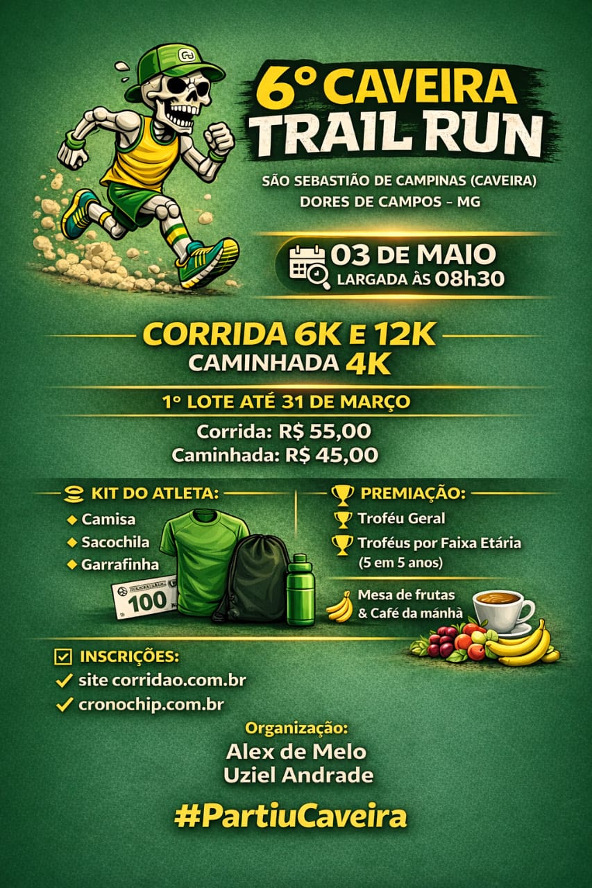 6º Caveira Trail Run – corrida em Dores de Campos