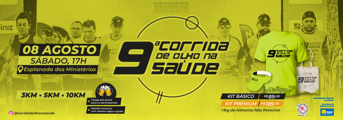 9ª Corrida De Olho Na Saúde – corrida em Brasília