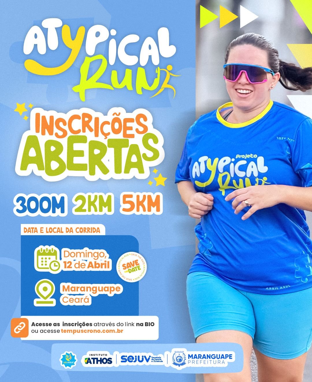 Atypical Run 2026 – corrida em Maranguape