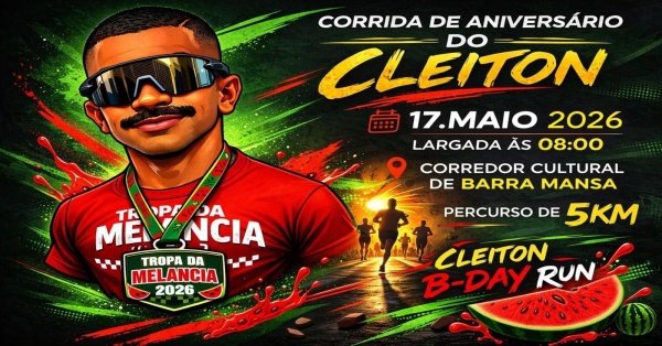 B-day Run do Cleiton – Tropa da Melancia – corrida em Barra Mansa