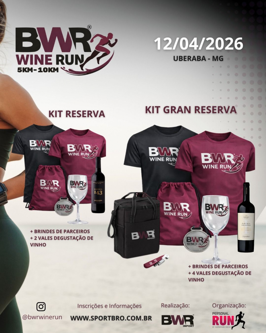 BWR Wine Run – corrida em Uberaba