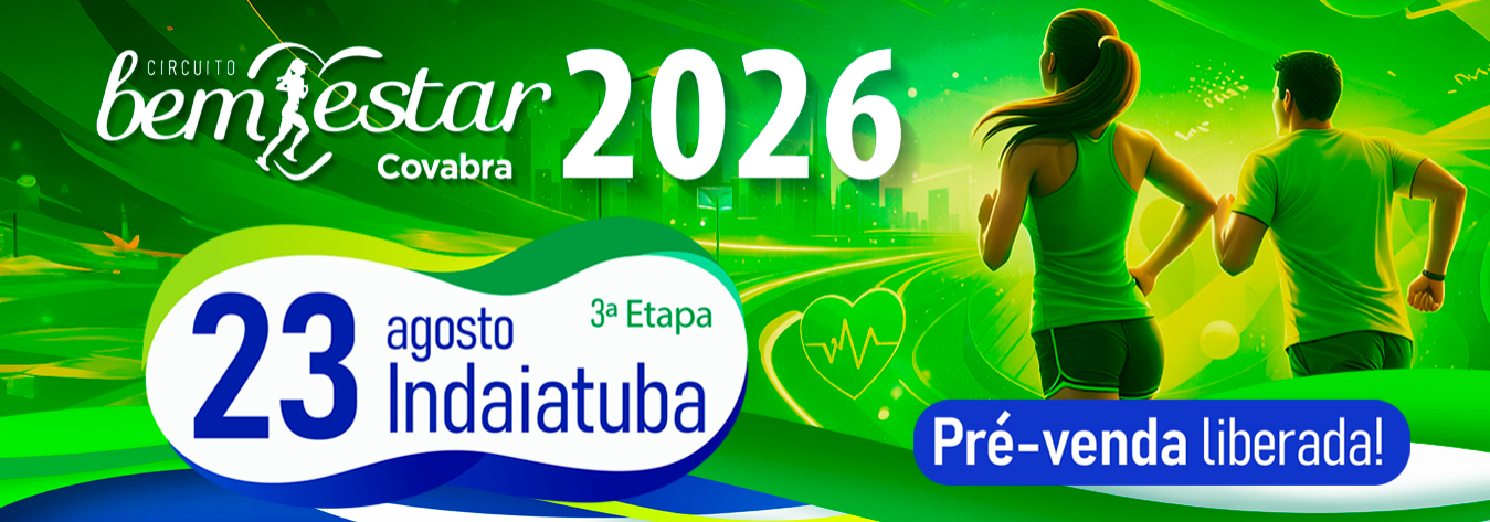 Circuito Bem Estar Covabra – Etapa Indaiatuba – corrida em Indaiatuba