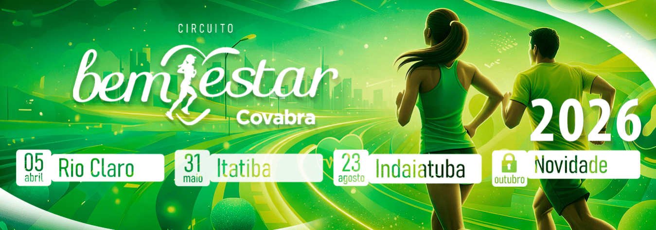 Circuito Bem Estar Covabra – Etapa Paulínia – corrida em Paulínia