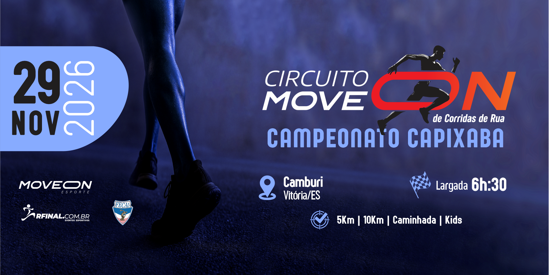 Circuito de Corridas Move On – Etapa Campeonato Estadual Capixaba – corrida em Vitória