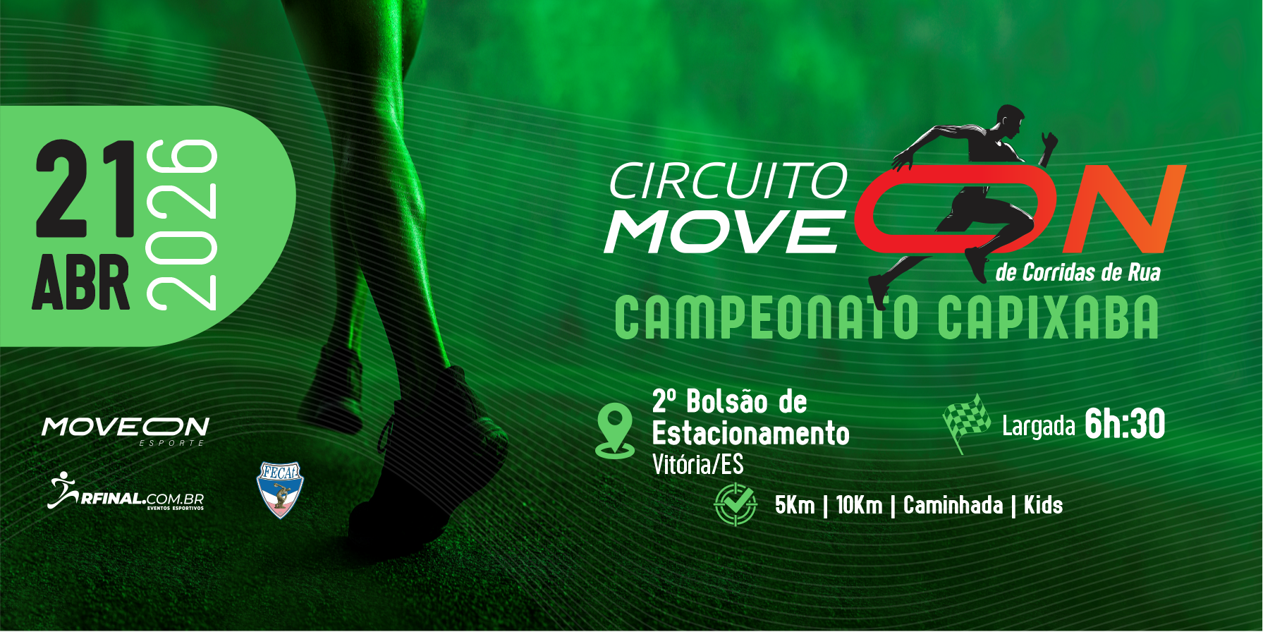 Circuito de Corridas Move On – Etapa Vitória – corrida em Vitória