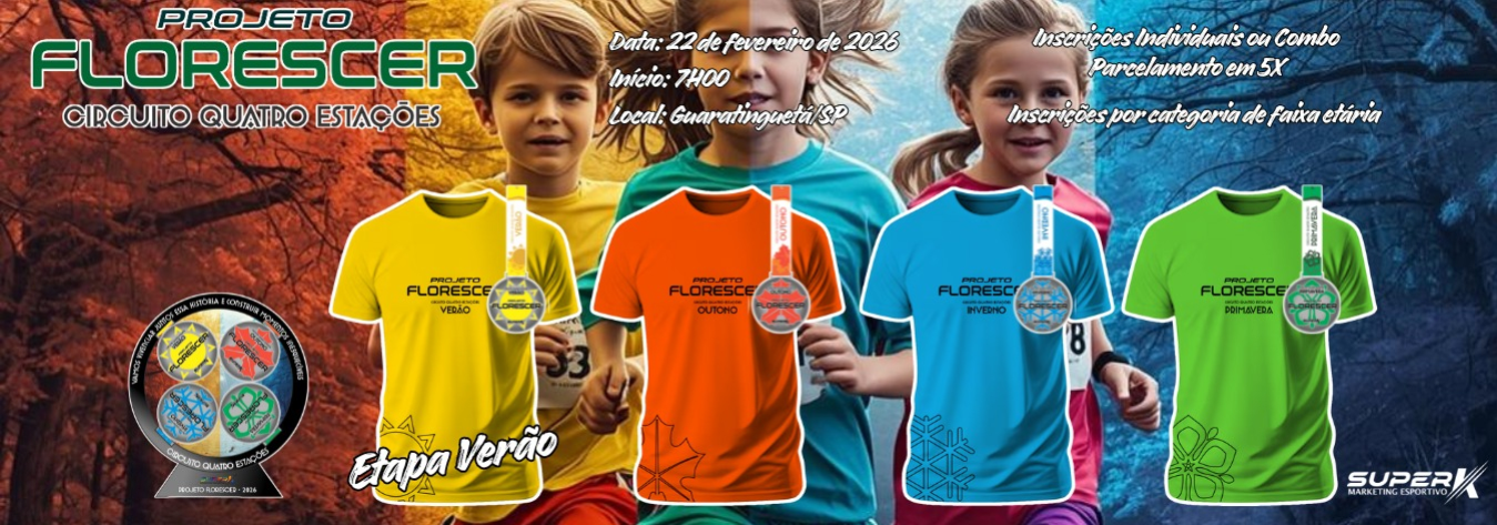 Circuito Quatro Estações – Etapa Outono – corrida em Guaratinguetá