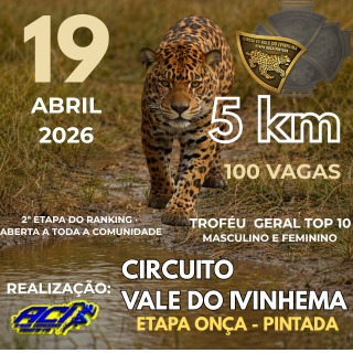 Circuito Vale do Ivinhema – Etapa Onça Pintada – corrida em Ivinhema