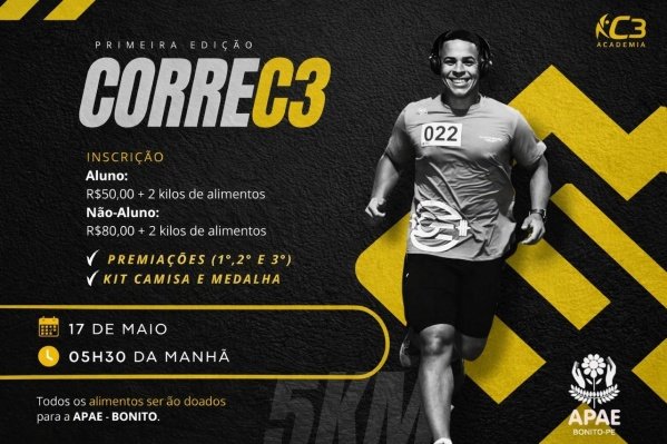 Corre C3 – corrida em Bonito