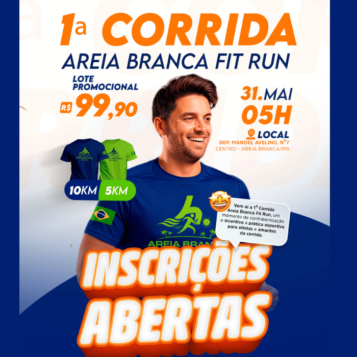 Corrida Areia Branca Fit Run – corrida em Areia Branca