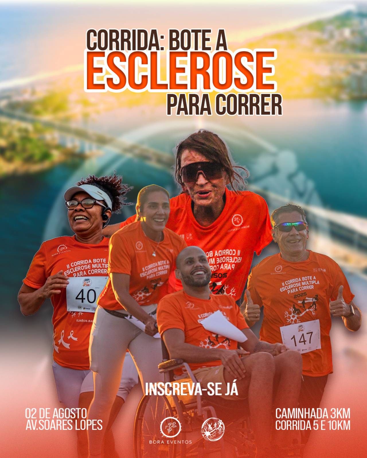 Corrida Bote Esclerose Múltipla para Correr – corrida em Ilhéus